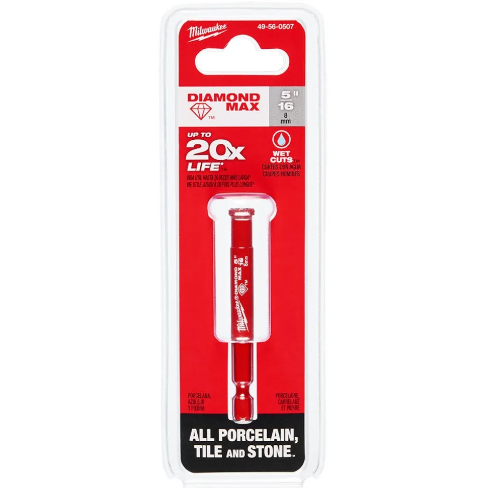 Milwaukee Tools 5/16" Diamond Max Hole Saw Bit 49-56-0507