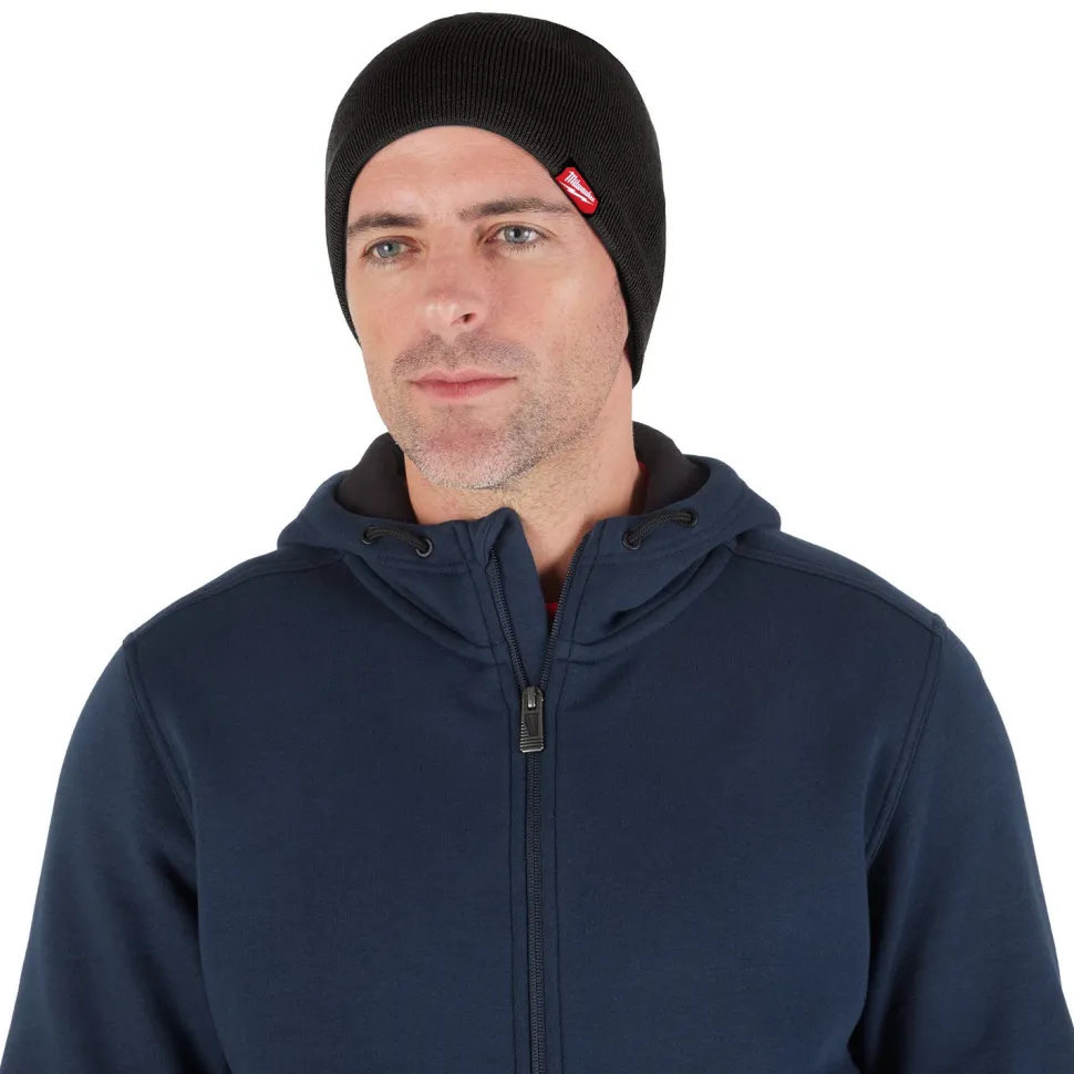 Milwaukee Tools Fleece-Lined Beanie - Black M751B