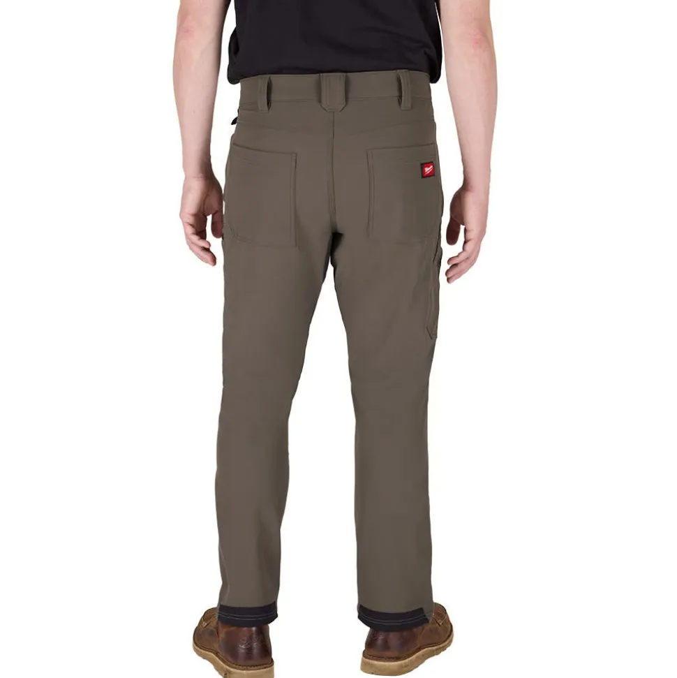 Milwaukee Tools FREEFLEX Tech Pants - Brown M651N