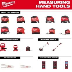 Milwaukee Tools 12ft Compact Tape Measure 48-22-1712