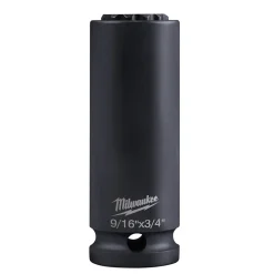 Milwaukee Tool SHOCKWAVE 9/16" x 3/4" Lineman's 12PT 2-in-1 Socket 49-66-5121