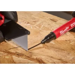 Milwaukee Tools INKZALL™ 2IN1 Deep Reach Ultra Fine Point Black Jobsite Marker 48-22-3152