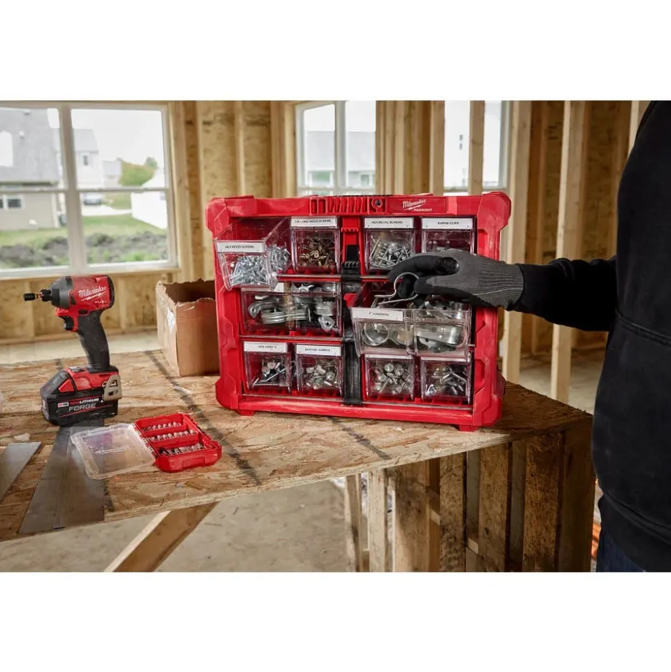Milwaukee Tools Large Bin for PACKOUT Tilt Bin Organizer 48-22-8434