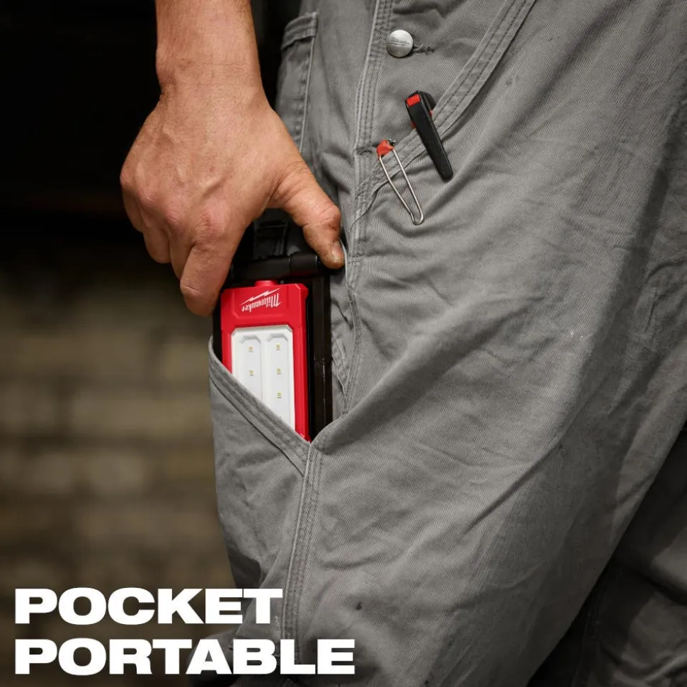 Milwaukee Tools Low-Profile Magnetic Task Light USB Rechargeable 500 Lumens 2013R