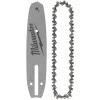 Milwaukee Tools 8" 3/8" LOW PROFILE Pitch, .043" Gauge Saw Chain and Guide Bar Set 49-16-2818