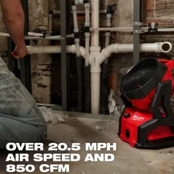 Milwaukee Tools M18 Brushless PACKOUT Fan 0818-20