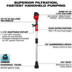 Milwaukee Tools M18 Brushless Stick Transfer Pump 2940-20