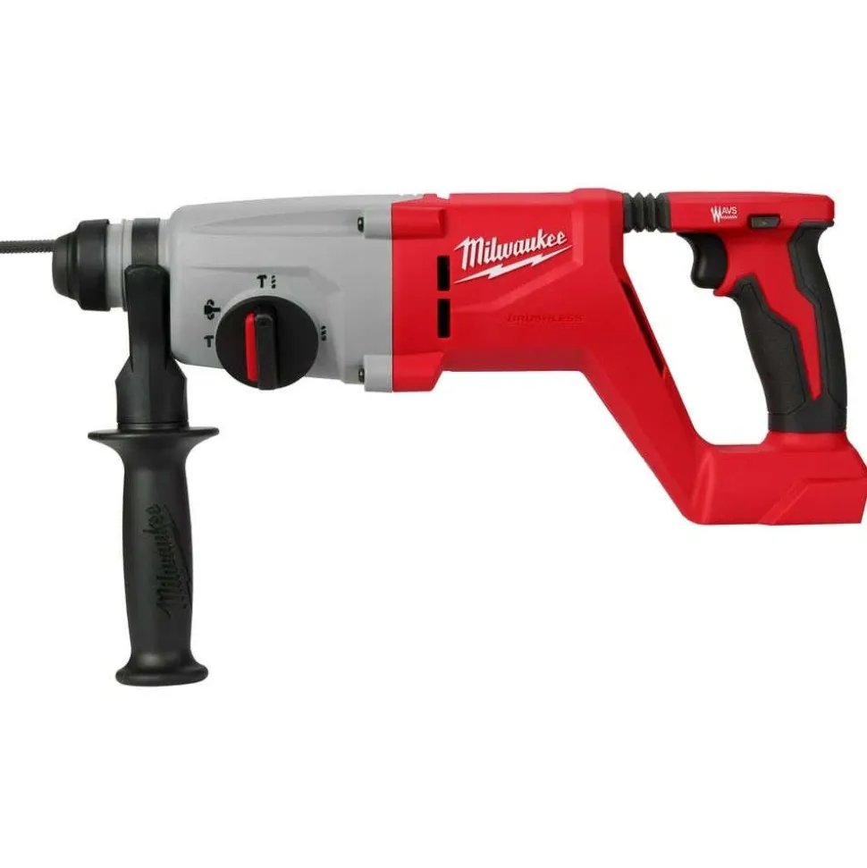 Milwaukee Tools M18 Brushless 1" SDS Plus D-Handle Rotary Hammer w/ FUEL 2-Tool Combo Kit
