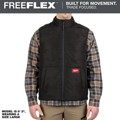 Milwaukee Tools Men's FREEFLEXâ„¢ Lightweight Insulated Vest Black