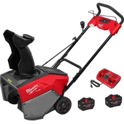 Milwaukee Tools M18 FUELâ„¢ 21" Auger Propelled Dual Battery Single Stage Snow Blower Kit 3036-22HD