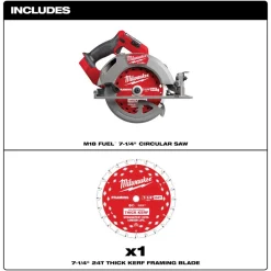 Milwaukee Tools M18 FUEL 7-1/4” Circular Saw (Tool Only) 2834-20
