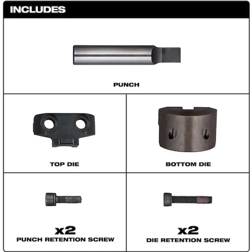 Milwaukee Tools M18 FUEL™ 10Ga Nibbler Punch & Die Set 48-44-0274