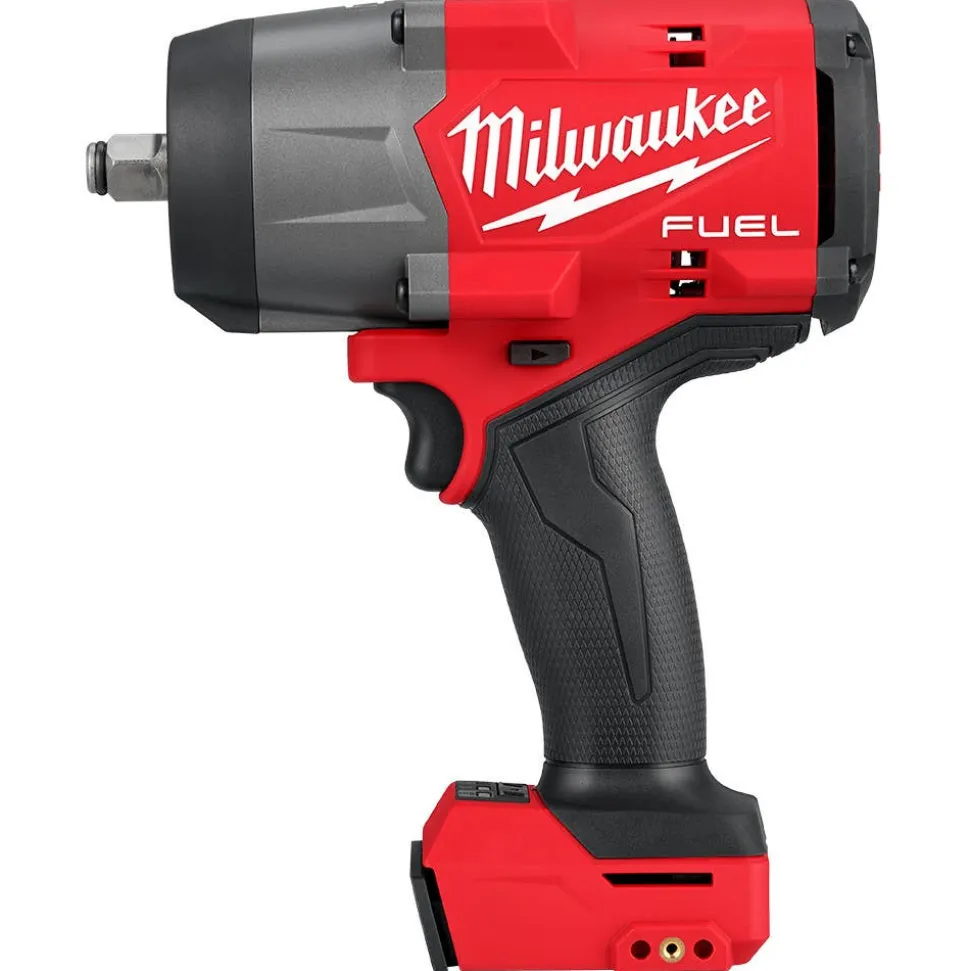 Milwaukee Tools M18 FUEL 1/2" Hammer Drill/Driver Kit and M18 FUEL 1/2" High Torque Impact Wrench w/ Friction Ring KIT-2904-22-2967-20