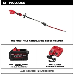Milwaukee Tools M18 FUEL Pole Articulating Hedge Trimmer Kit 3012-21