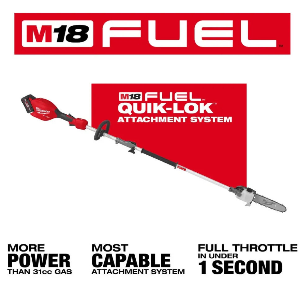 Milwaukee Tools M18 FUEL Pole Saw w/ QUIK-LOK Kit 3016-21PS