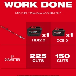Milwaukee Tools M18 FUEL Pole Saw w/ QUIK-LOK Kit 3016-21PS