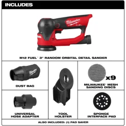 Milwaukee Tools M12 FUEL 6" Random Orbital Sander (3/32") 2584-20