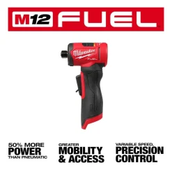 Milwaukee Tools M12 FUELâ„¢ 1/4" Right Angle Die Grinder 3485-20