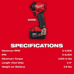 Milwaukee Tools M18 FUEL™ SURGE™ 1/4