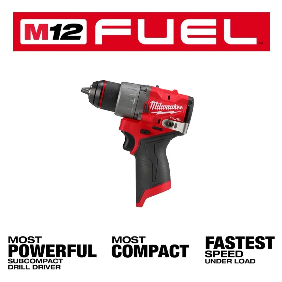 Milwaukee Tools M12 FUEL 3-Tool Combo Kit 3424-23