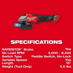 Milwaukee Tools M18 FUEL 4-1/2