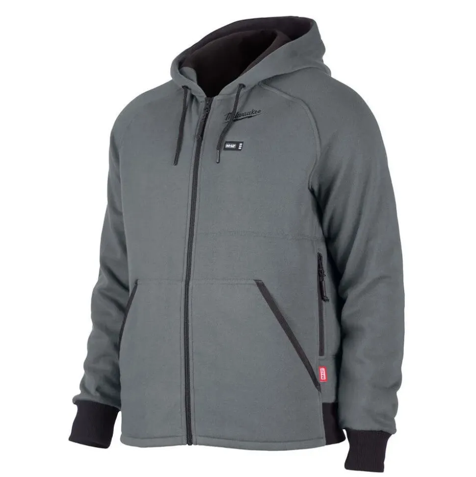 Milwaukee Tools M12 Gray Heated Hoodie Only 306G-20