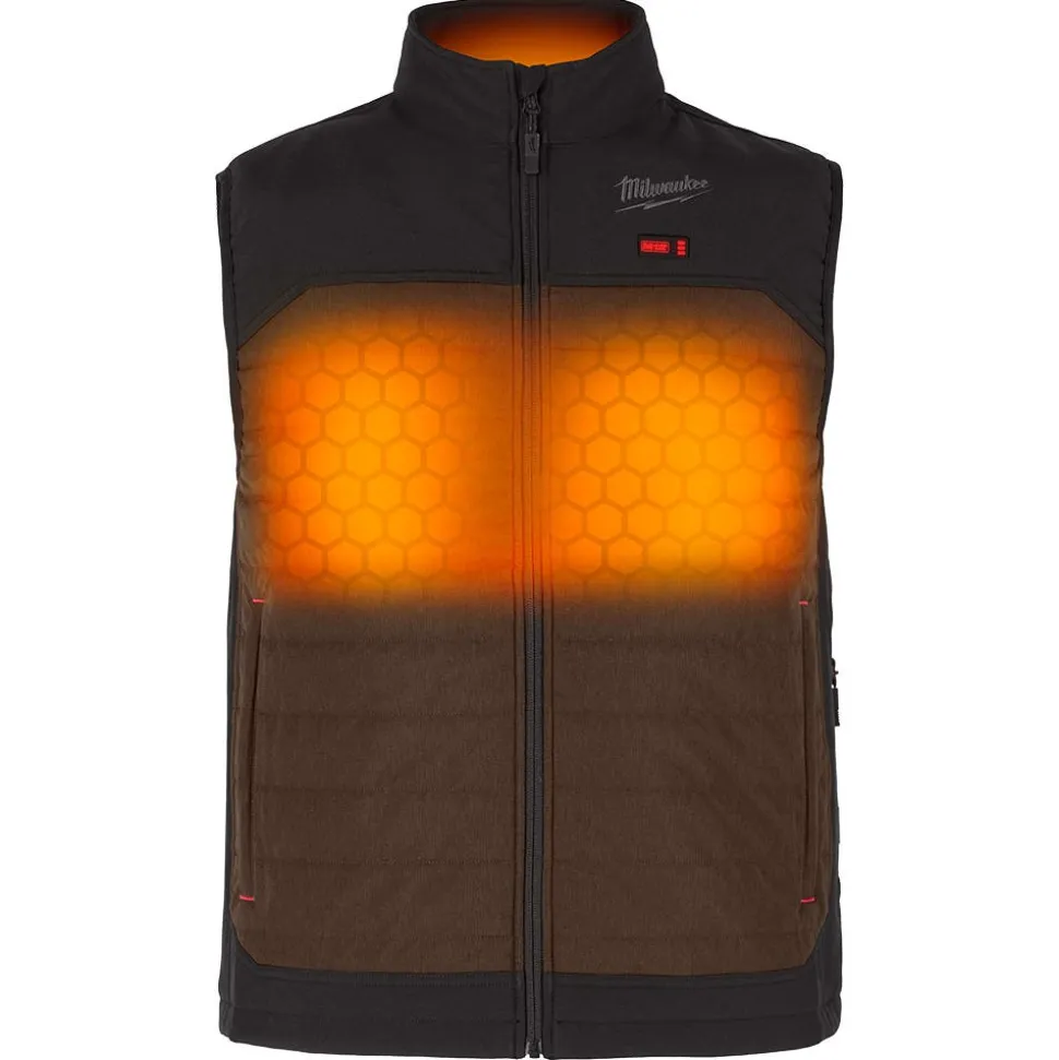 Milwaukee Tools M12 Heated Axis Vest Brown, Kit M300N