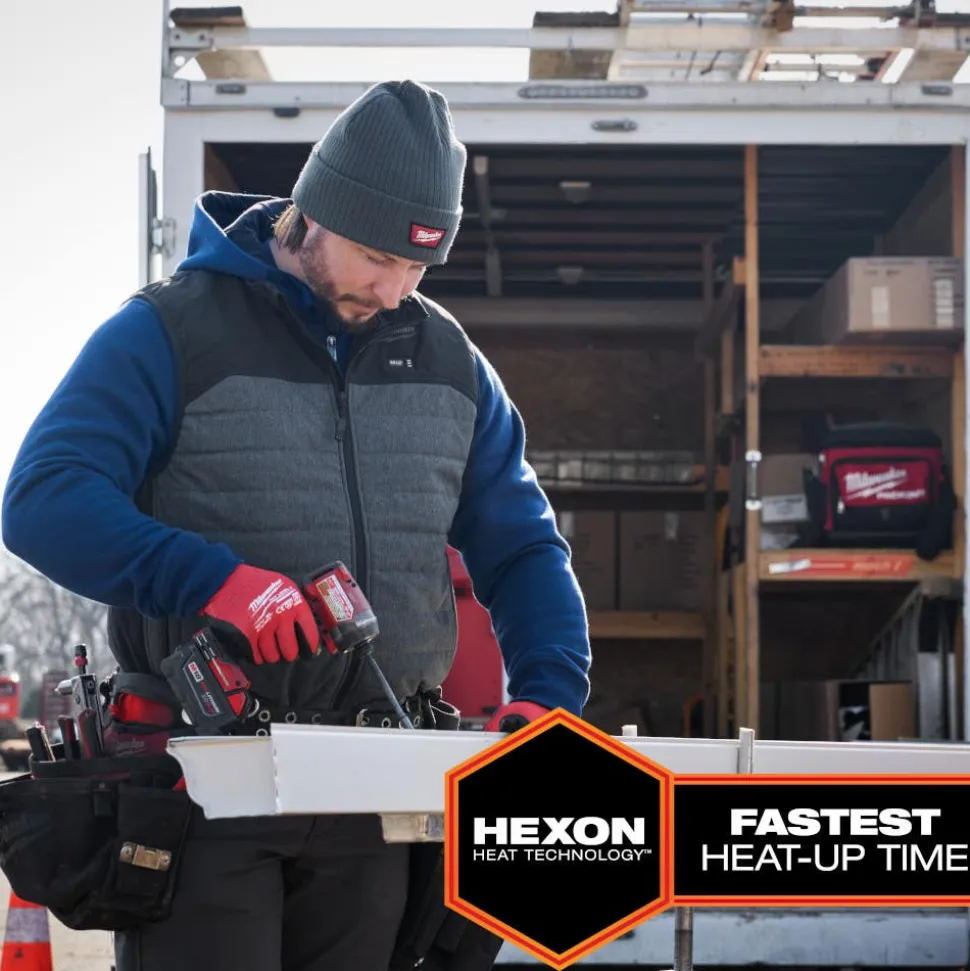 Milwaukee Tools M12 Heated Axis Vest Grey, Kit M300G