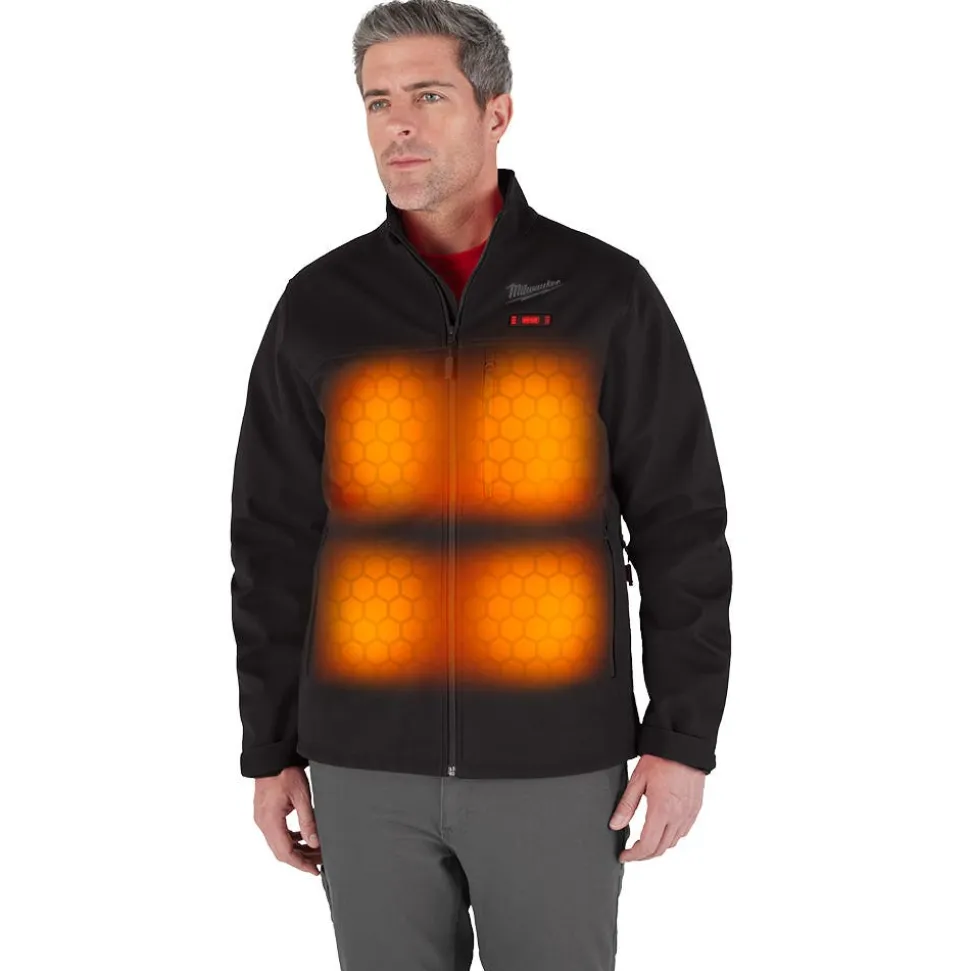 Milwaukee Tools M12 Heated Toughshell Jacket Black, Kit M100B