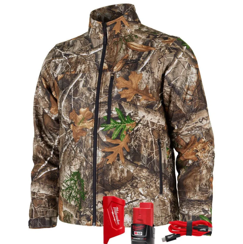 Milwaukee Tools M12 Heated Toughshell Jacket Camo, Kit M101C