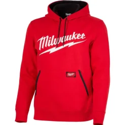 Milwaukee Tools Midweight Pullover Hoodie Red 352R