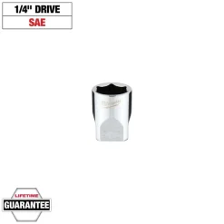 Milwaukee Tools Milwaukee 1/4 in. Drive 9/16 in. SAE 6-Point Socket 45-34-9010