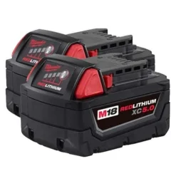 Milwaukee Tools M18 Oscillating Multi-Tool w/ 2 PACK Red Lithium 5.0 Ah XC Batteries