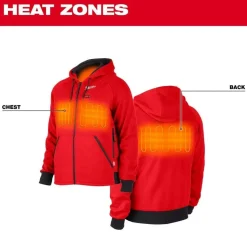Milwaukee Tools M12 Red Heated Hoodie Only 306R-20