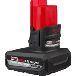 Milwaukee Tools M12 Redlithium High Output XC5.0 Battery Pack 2 Pack 48-11-2450S