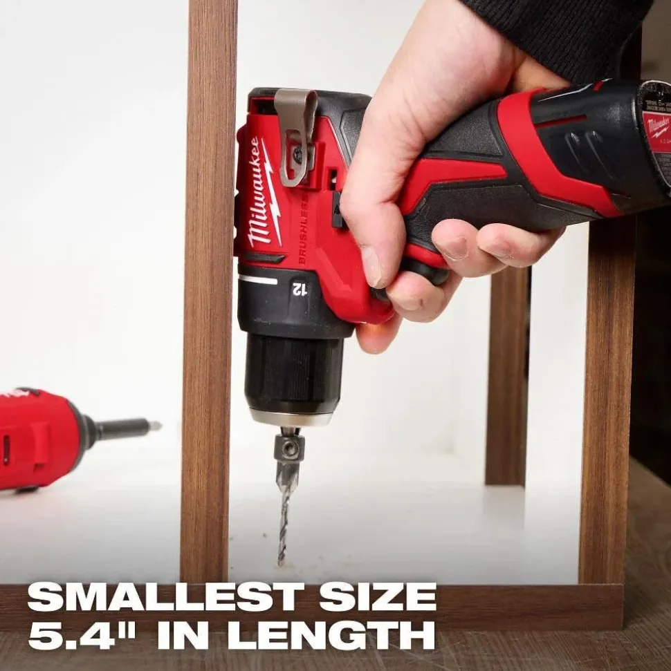 Milwaukee Tools M12 Subcompact Brushless 3/8" Drill/Driver 3401-20