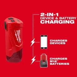 Milwaukee Tools M12 TOP-OFF Power Supply and Charger 48-59-1211