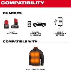 Milwaukee Tools M12 TOP-OFF Power Supply and Charger 48-59-1211
