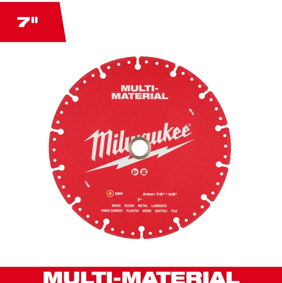 Milwaukee Tools 7” Multi-Material Diamond Blade 49-93-9607