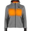 Milwaukee Tools M12 Women's Heated Hoodie Kit – Gray F200G-21