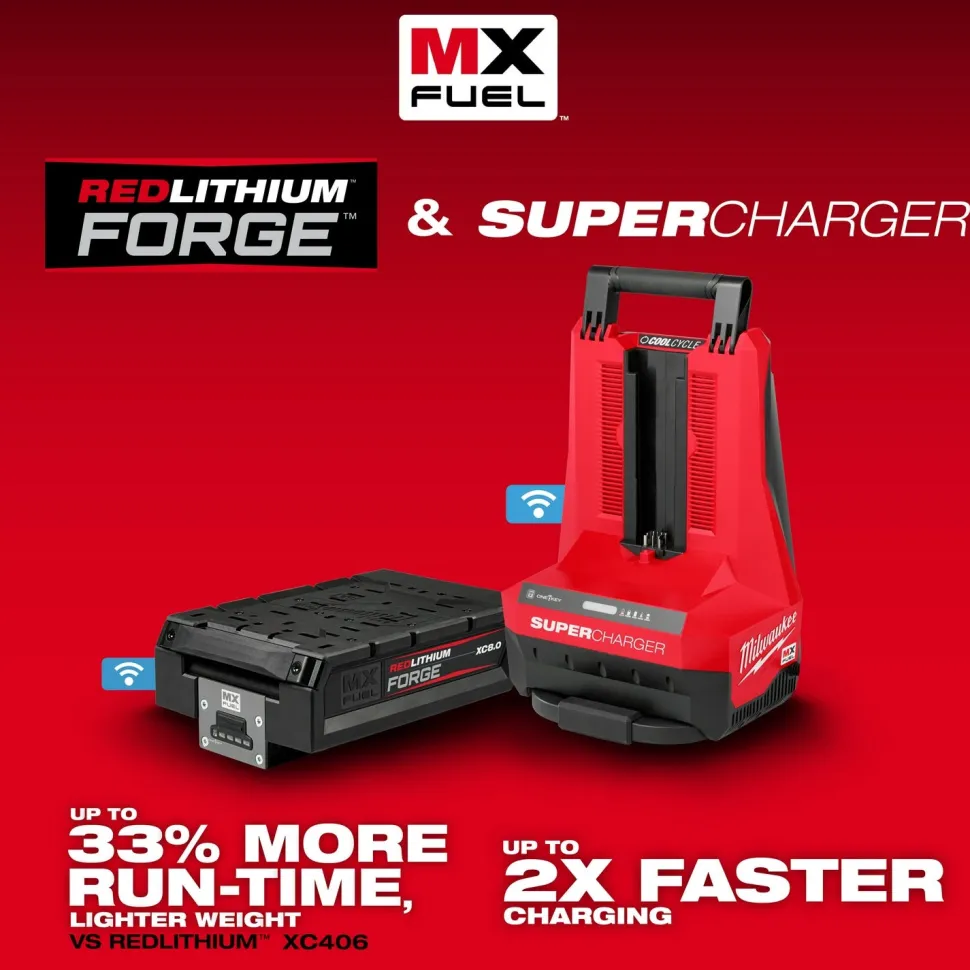 Milwaukee Tools MX FUEL Backpack High Cycle Concrete Vibrator Kit w/ 7' Whip / 1.75" Head MXF372-2XCB