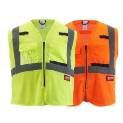 Milwaukee Tools Non-Breakaway Class 2 Mesh Safety Vest Hi-Vis Orange 48-73-511O