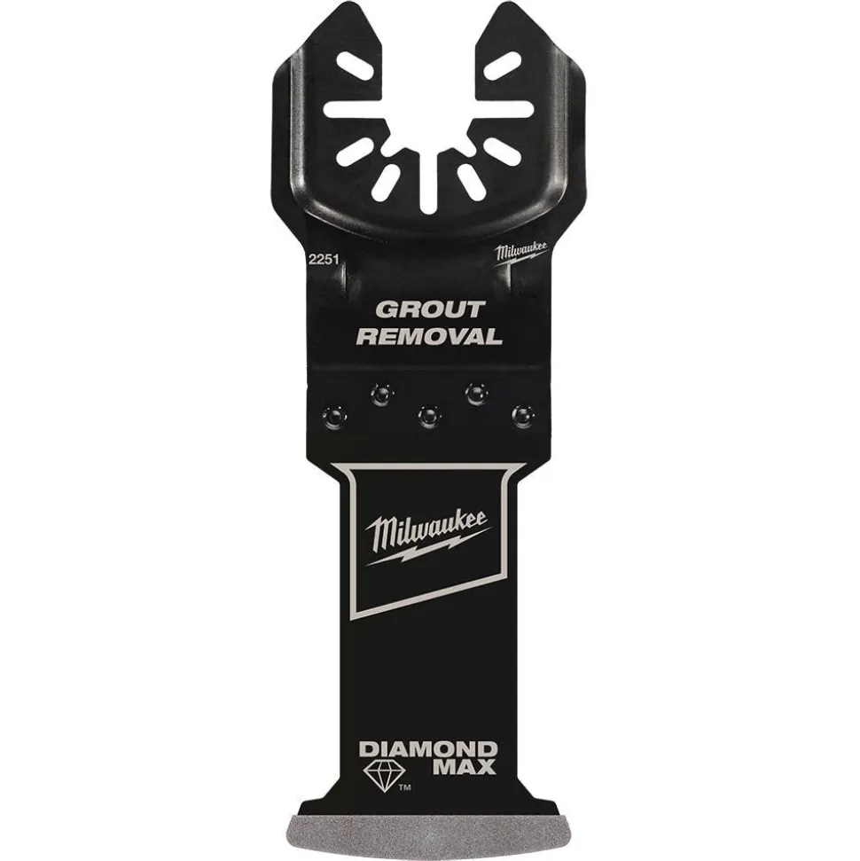 Milwaukee Tools OPEN-LOK DIAMOND MAX Diamond Grit Grout Removal Multi-Tool Plunge Blade 49-25-2251