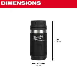 Milwaukee Tools PACKOUT 12oz Insulated Bottle with Sip Lid 48-22-8391B