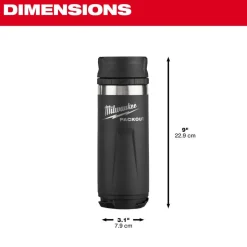 Milwaukee Tools PACKOUT 18oz Insulated Bottle with Sip Lid 48-22-8395B