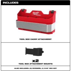 Milwaukee Tools PACKOUT Tool Box Caddy Attachment 48-22-8602