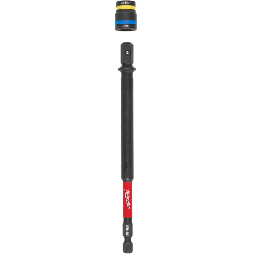 Milwaukee Tools SHOCKWAVE™ Impact Duty 5/16” and 3/8” x 6” QUIK-CLEAR™ 2-in-1 Magnetic Nut Driver 49-66-4746