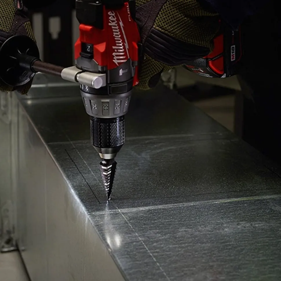 Milwaukee Tools #3 Step Drill Bit, 1/4" - 3/4" by 1/16" 48-89-9203