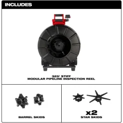 Milwaukee Tool 200’ Stiff Modular Pipeline Inspection Reel 3974-20