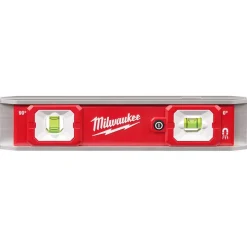 Milwaukee Tools 9" Torpedo Level with Lighted Vials 48-22-5105